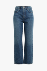 White Smoke The Otto High Rise Boyfriend Ankle | Havana Jeans
