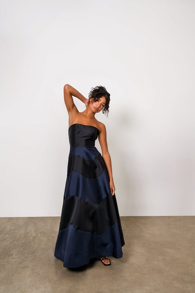 Light Gray Rena Gown Formal Dress