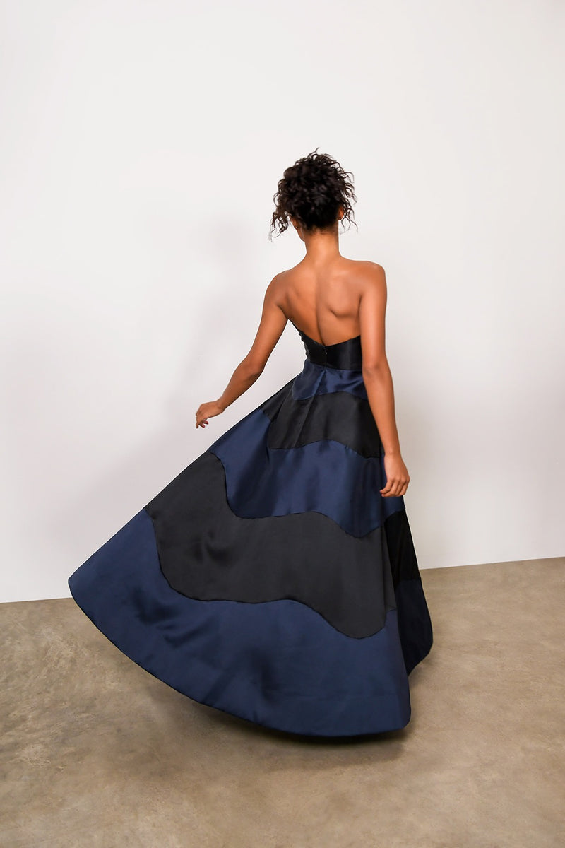 Dark Slate Gray Rena Gown Formal Dress