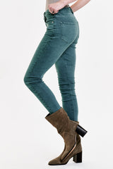 White Smoke Gisele High Rise Ankle Skinny Jean Jeans