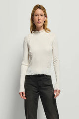 Light Gray Gizelle Long Sleeve Top