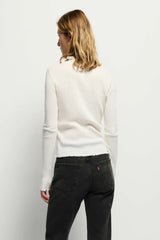 Light Gray Gizelle Long Sleeve Top