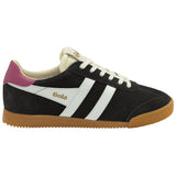 Black Elan Sneaker | Black/Off White/Fucshia Sneaker
