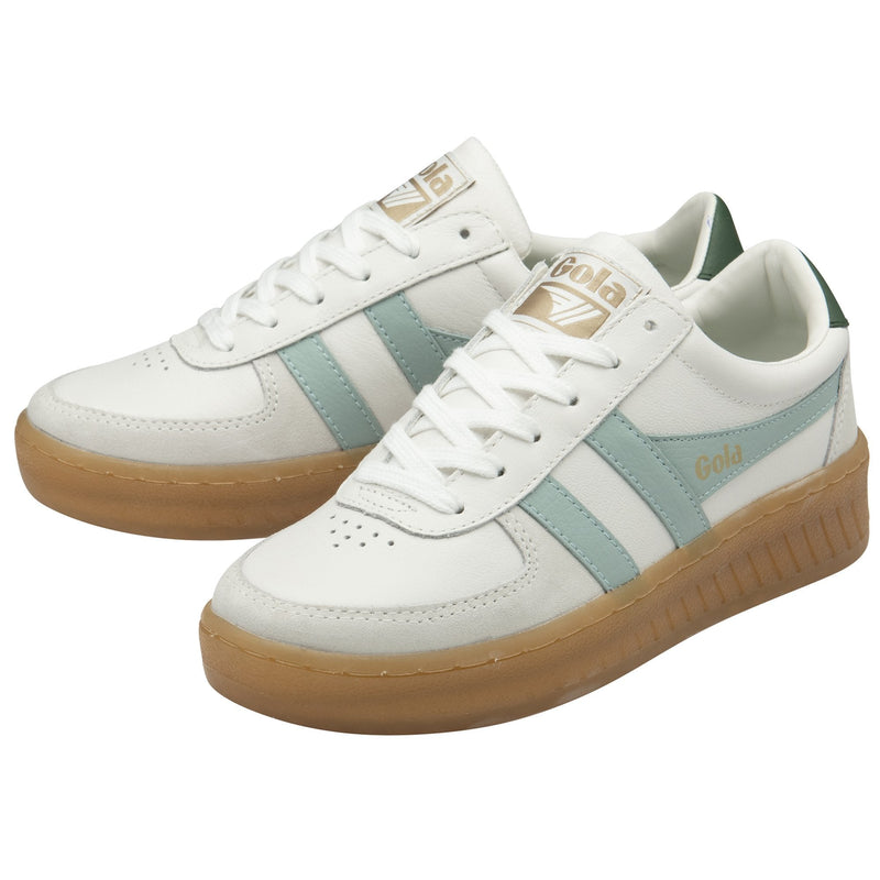 Grandslam Elite Sneaker | White/Surf/Everygreen/Gum