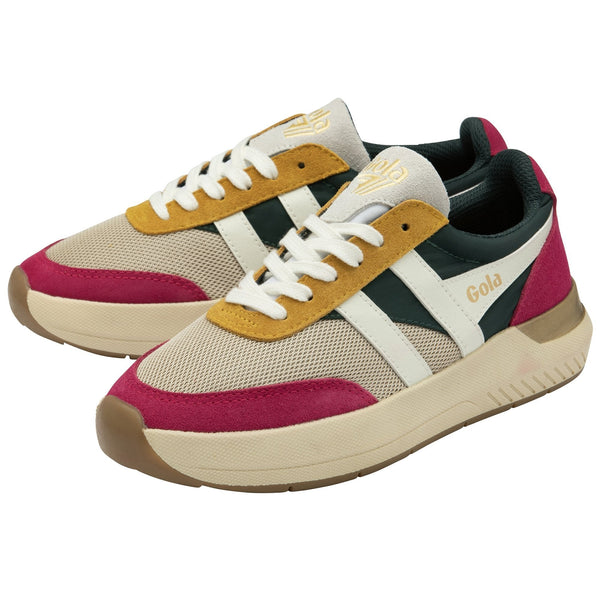 Buy Gola womens Grandslam Pearl sneakers in khaki at gola.co.uk