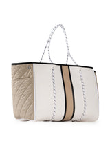 Light Gray Greyson Lux Neoprene Tote Handbags