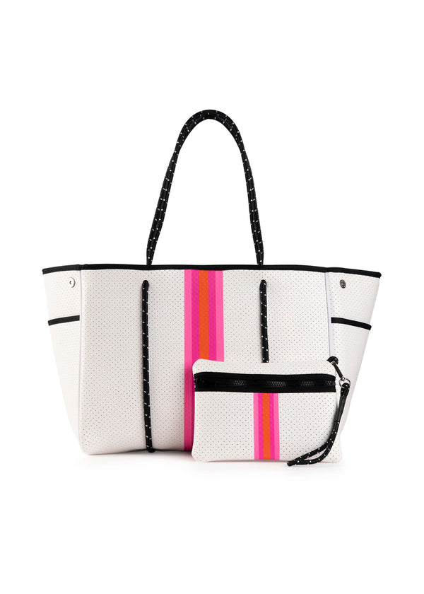 Antique White Greyson Riot Neoprene Tote Handbags