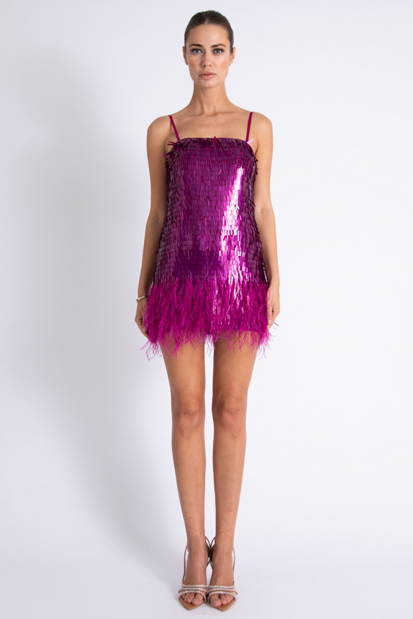 Lavender Hecate Mini Dress Mini Dress