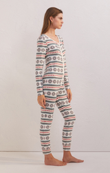 Light Gray Snowflake Pointelle Onesie Onesie