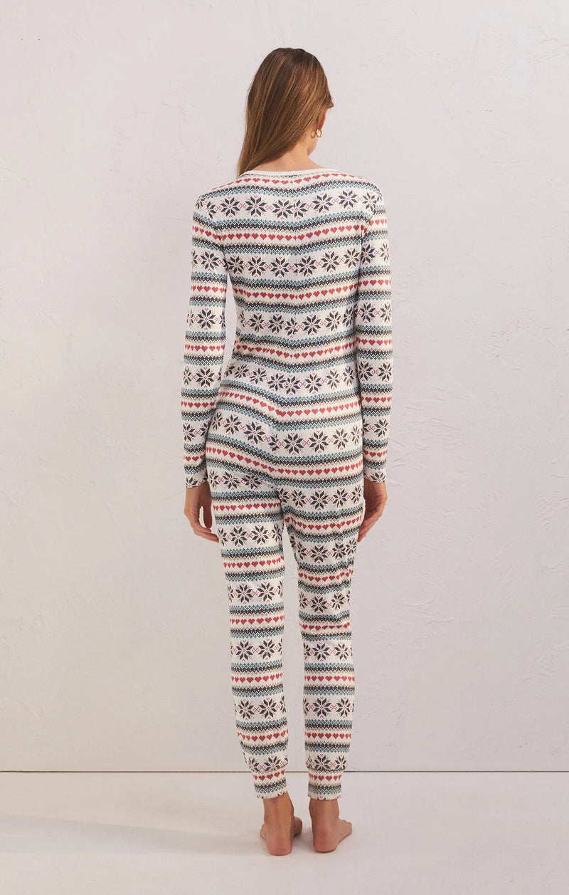 Light Gray Snowflake Pointelle Onesie Onesie