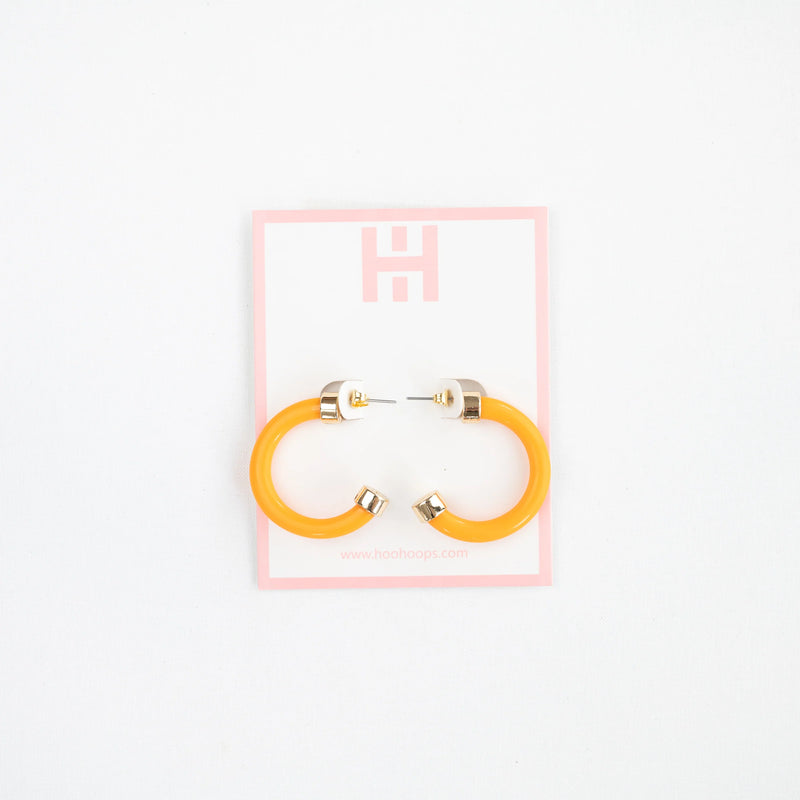 White Smoke Hoo Hoops Mini Earring