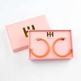 Misty Rose Original Hoo Hoops Earring