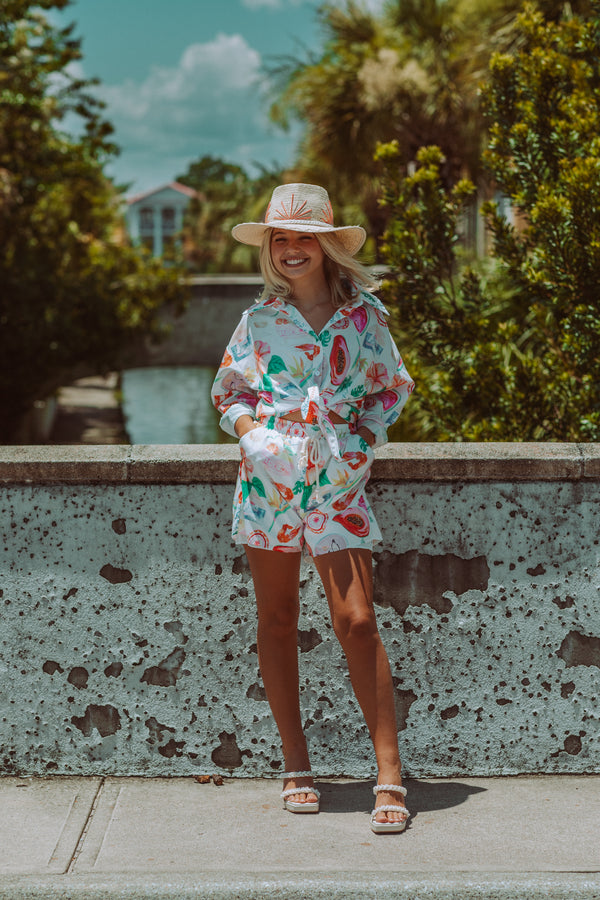 Dim Gray Island Time Shorts Shorts
