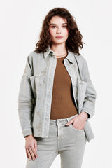 Lavender Gina Shirt Jacket Jacket