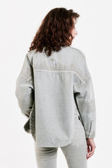 Lavender Gina Shirt Jacket Jacket