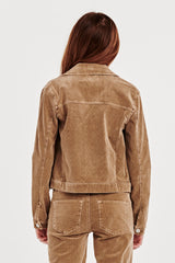 Antique White Nicole Corduroy Jacket Jacket