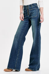 Lavender James Super High Rise Wide Leg Jean Jeans