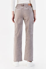 Lavender Billie Cargo Straight Jeans Pant
