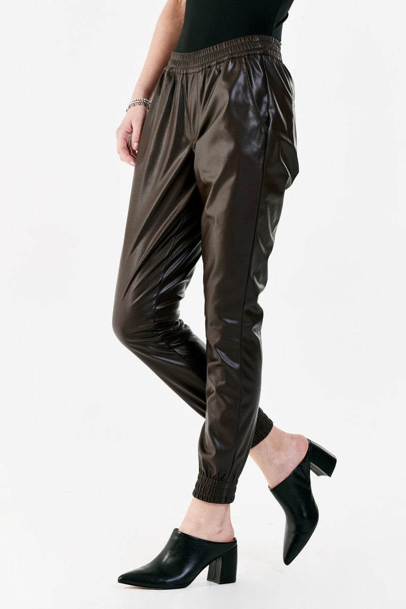 White Smoke Jacey High Rise Joggers Pant