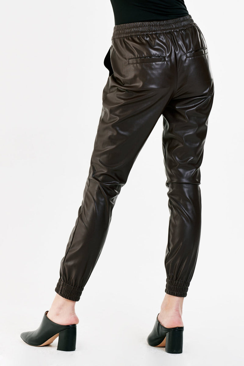 White Smoke Jacey High Rise Joggers Pant