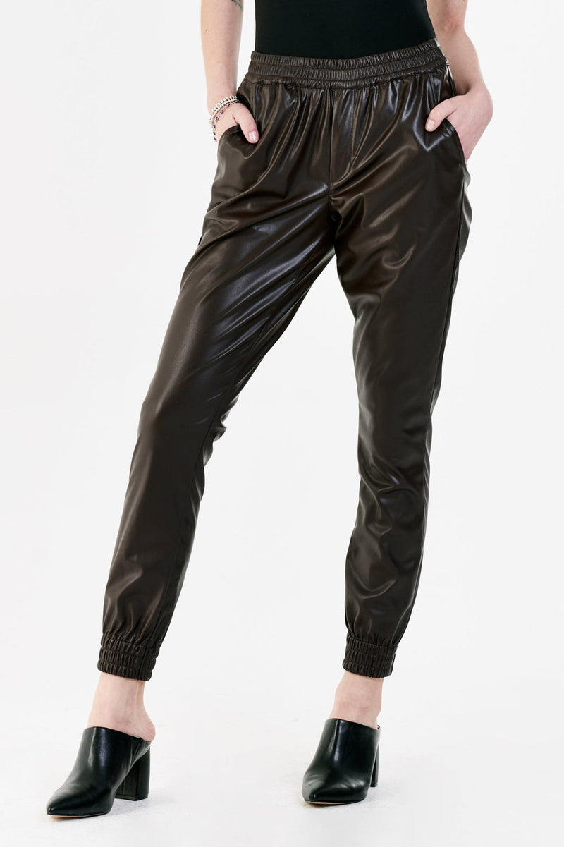 White Smoke Jacey High Rise Joggers Pant