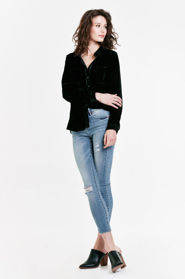 White Smoke Hazel Tunic Shirt Top
