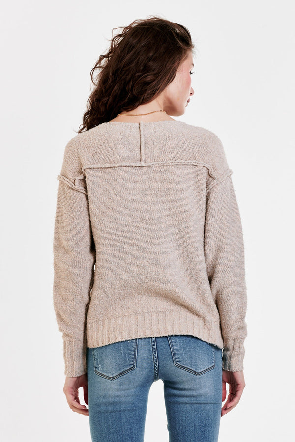 Light Gray Jenna Top Top