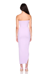 White Smoke Tube Overlay Dress Dress