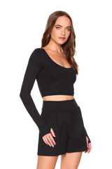 White Smoke Essential Pleated Shorts Short