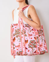 Light Gray Hen House Traveler Tote Tote