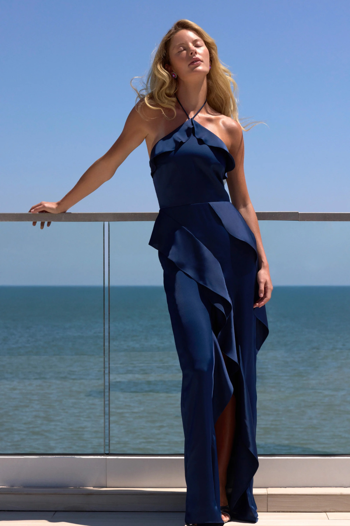 slim fit dress slacks Short Sleeve Knee-Length Semi-Formal Dress 8774 Emerald / XSmall main image 0