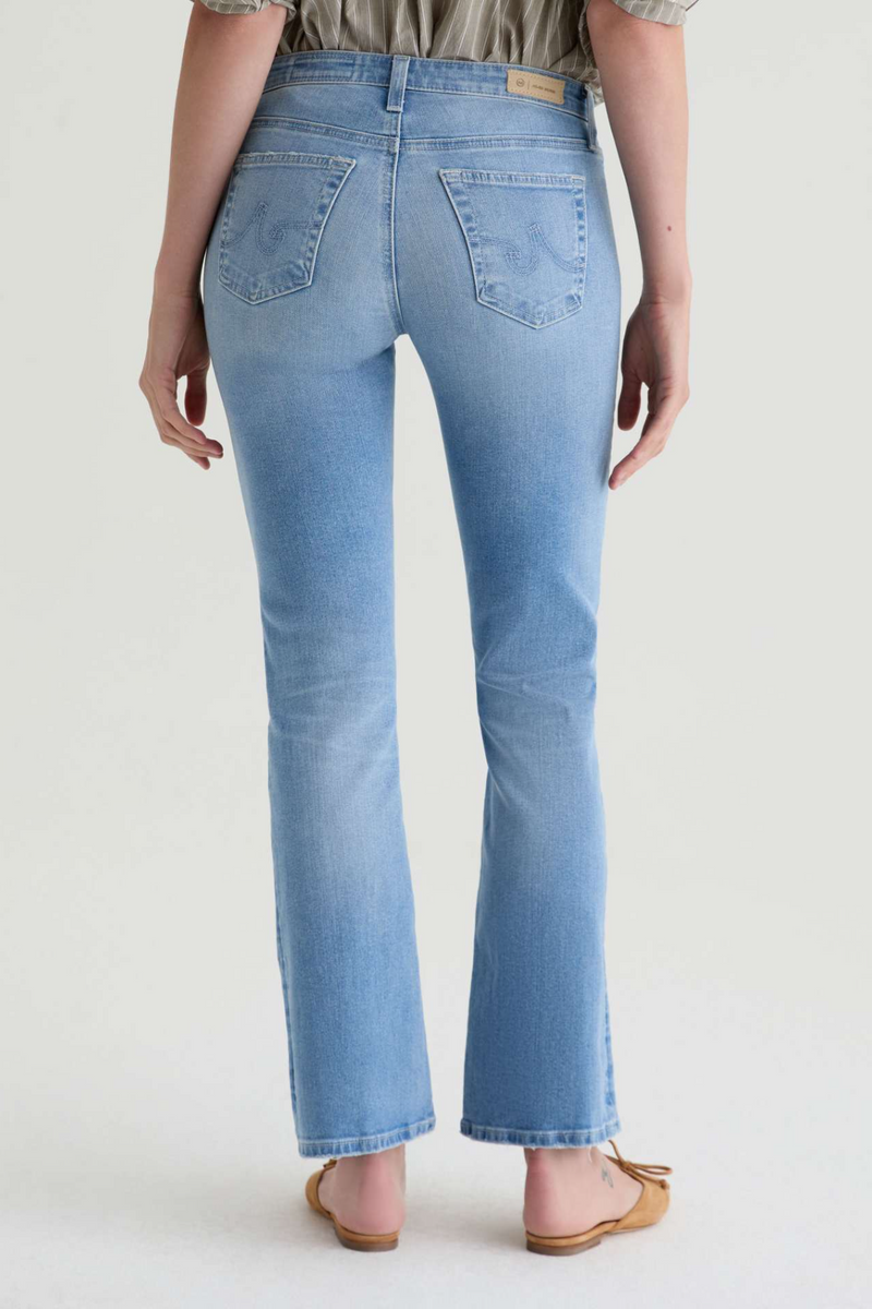 Light Gray Angel Low Rise Boot | 14 Years Fortuna Jeans