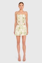Lavender Juna Top in Trellis Print Top