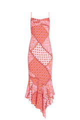 White Smoke Kaysee Maxi Dress in Pink Multi Maxi Dress