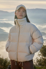 Dark Gray Brackley Cord Puffer Jacket Jacket