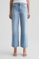 Light Gray Saige Wide Leg Crop | Kings River Jeans