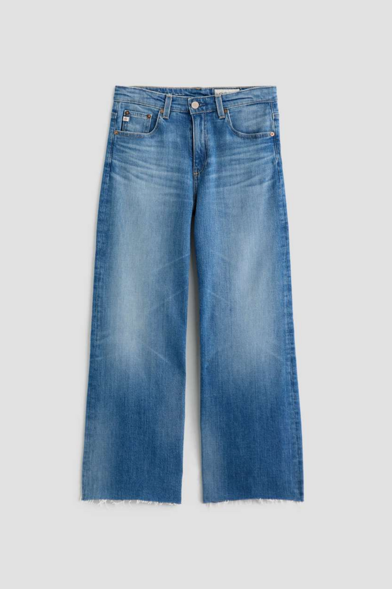 Dark Slate Blue Saige Wide Leg Crop | 13 Years Allure Jeans