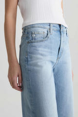Light Gray Saige Wide Leg Crop | Kings River Jeans