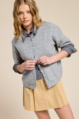 Gray Wren Short Sleeve Cardigan Cardigan