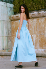 Light Blue Audrey Dress Maxi Dress