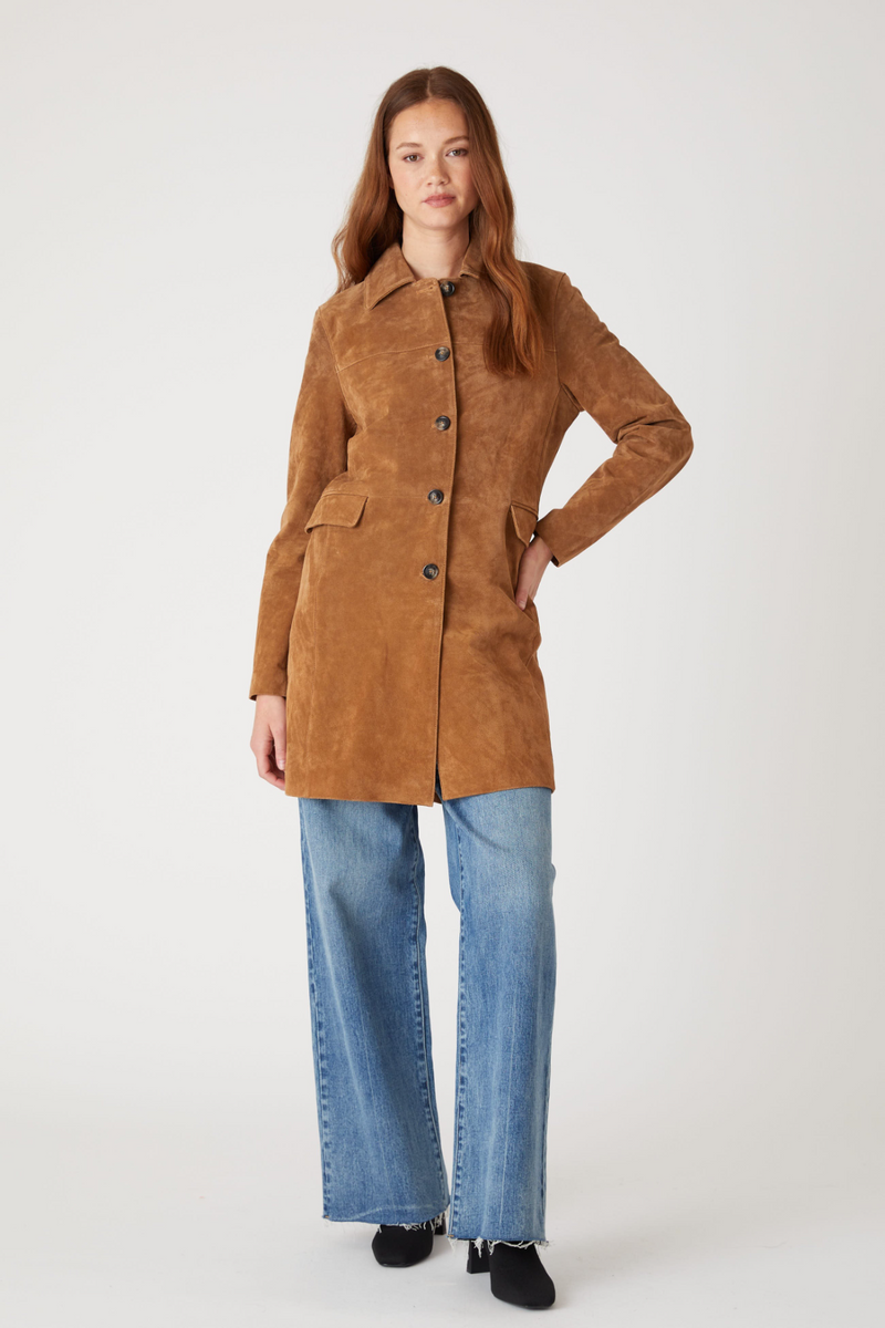 Light Gray Dirt Bike Trench Coat Coats & Jackets