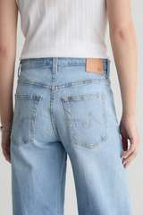 Light Gray Saige Wide Leg Crop | Kings River Jeans