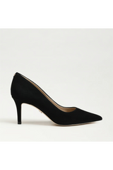 Vienna Pointed Toe Pump | Black Suede