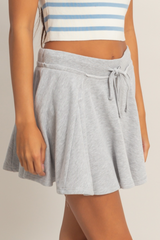 Gray Toni Acid Wash Skort Skort