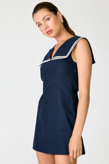 Lavender Anchor Mini Dress Mini Dress