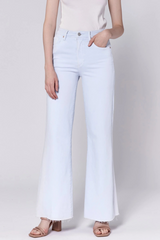 Light Gray Fiona Wide Leg Jean | Skyway Jeans