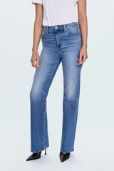 Lavender Evie High Rise Slim Boot | Illusion Jeans