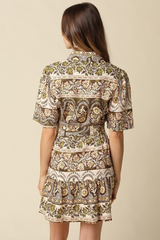 Tan Autumn Affair Mini Dress Mini Dress