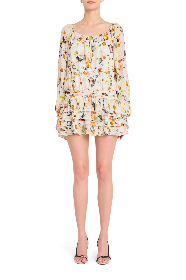 Wheat Dallas Skort Romper in Ambrose Print Romper