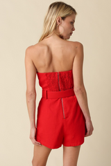 Gray Westwick Romper Romper